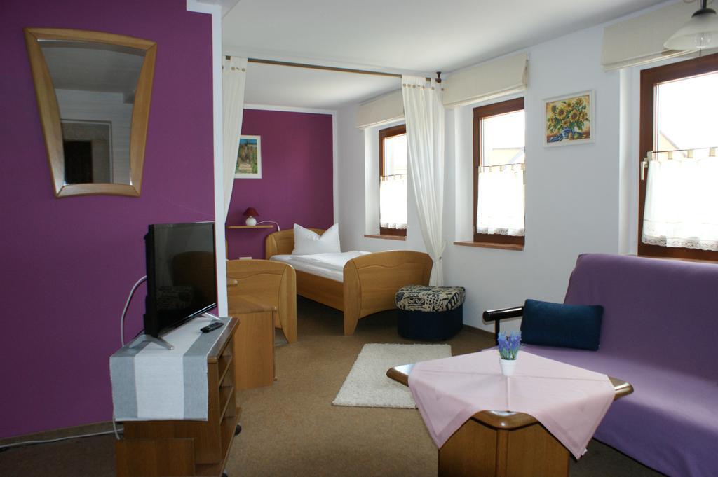 Pension Goldener Anker Reinhardtsdorf-Schona 外观 照片