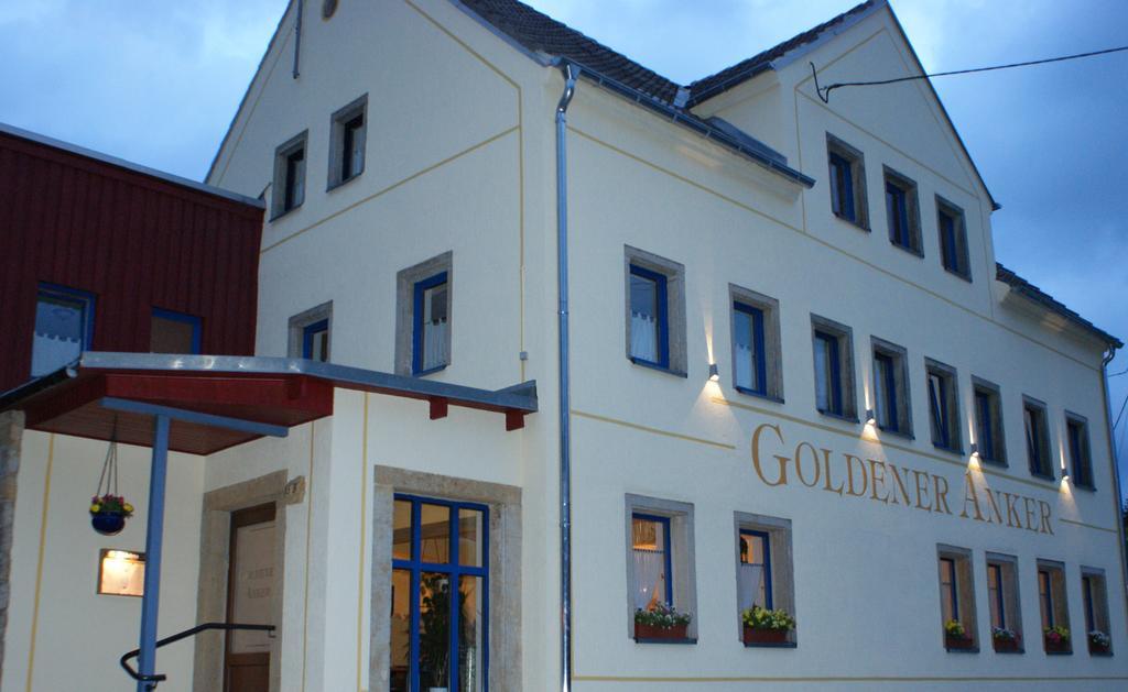 Pension Goldener Anker Reinhardtsdorf-Schona 外观 照片